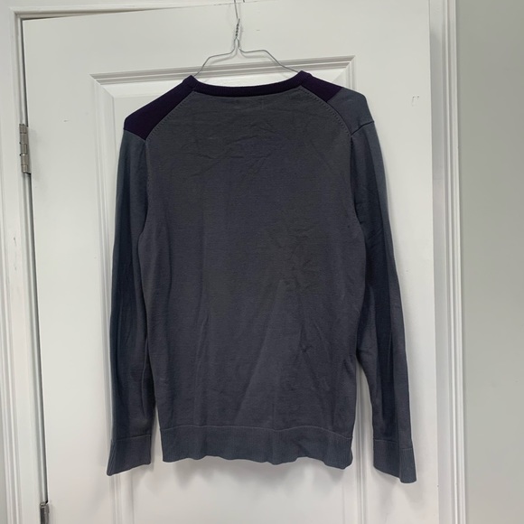 Alfani Mens Sweater Size Medium purple abstract design - Picture 4 of 4